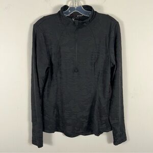 ❤️ SPYDER Black Camouflage Long Sleeve Pullover L